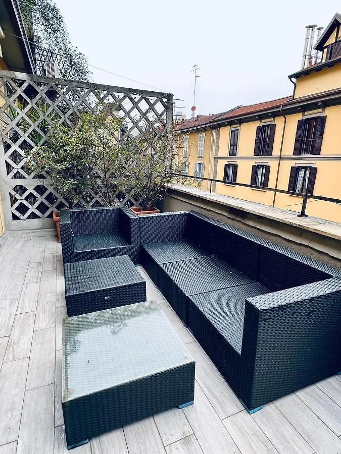 Appartement Terrazza Porta Venezia Howme Milaan Italië